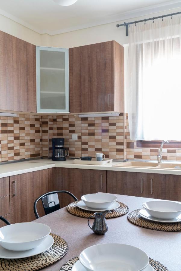 Alexandros Maisonettes Nea Moudania Buitenkant foto