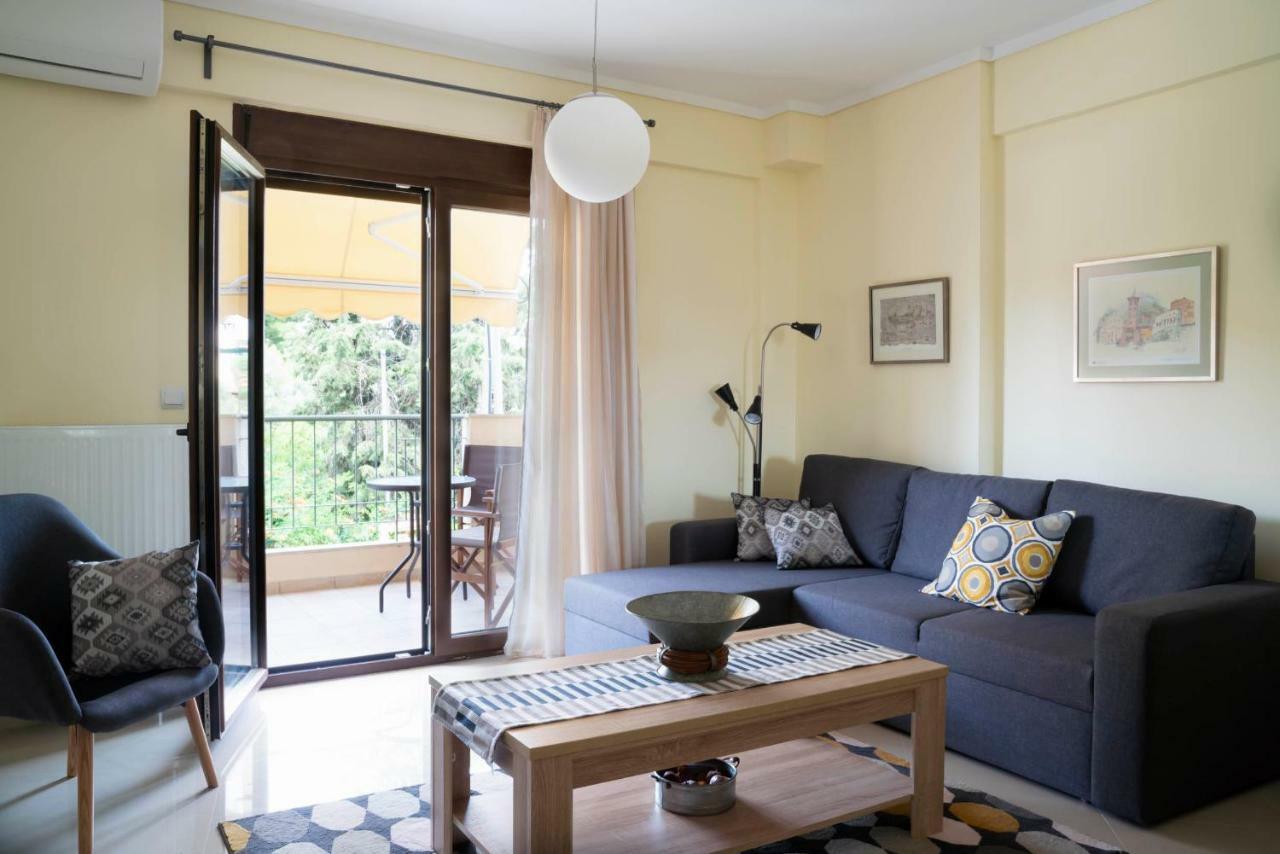 Alexandros Maisonettes Nea Moudania Buitenkant foto
